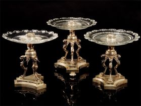 Antique-Tiffany-Silver-Stands1 SDJB Stunning Silver Auction: Antique Tiffany Silver Bases (Victorian Era)